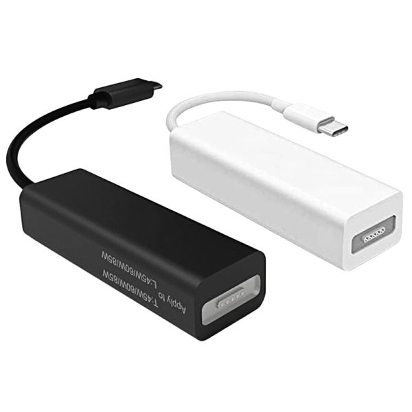 Kameras USB 3.1 Typ C männlich an Magsafe 2/1 5Pin Female Power Adapter Converter für Laptop -Notizbuch für Smartphone -Stromadapter