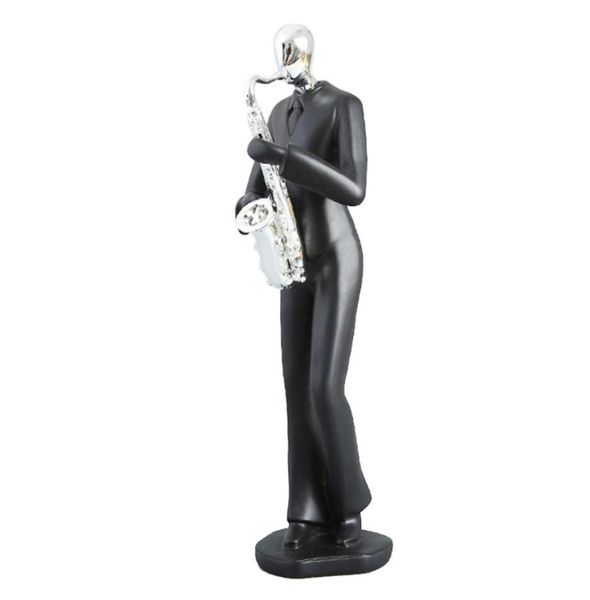 Klassiker Musikband Figuren Harzkunst Saxophon Player Musiker Figur Home Office Wohnzimmer Dekoration Geschenke8179301