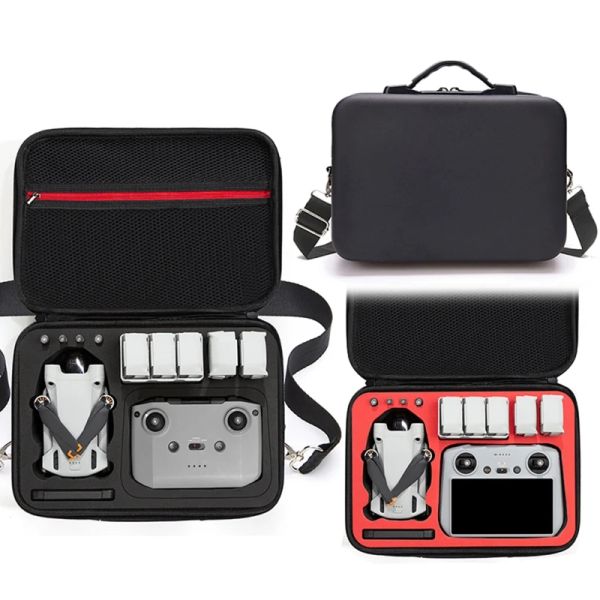Câmeras para DJI mini 3 Pro Case Storage Bag portátil One ombro Black Storage Box