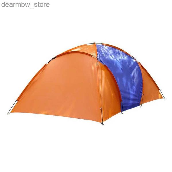 Tendas e abrigos ao ar livre de dois quartos, uma tenda de acampamento viva 3-4 pessoas chuva vento sol Protection alpininering tenda de praia l48