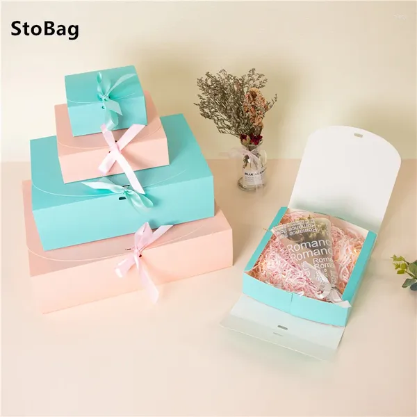 Geschenkverpackung Stobag Box Event Party Verpackung Dekoration Kleidung Süßigkeiten Schokolade organisator organisator Geburtstag Hochzeit Valentines 5pcs