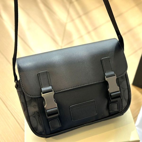 Moda Tasarımcı Çanta Hammadde Cowhide Tek Omuz Tek Omuz Eğik Yayını Giyim Dayanıklı Dayanıklı Pratik Boyut 28x20cm Messenger Çantası