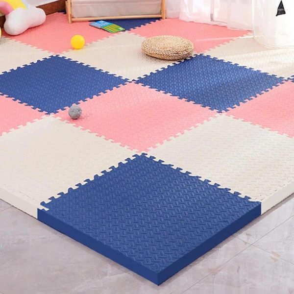 Halılar 10pcs 30cm Bulmaca Mat Çocuklar için Kalın Bebek Oynat Çocuklar Halı Paspasları Eva Köpük Hal Halısı Odası Aktiviteleri