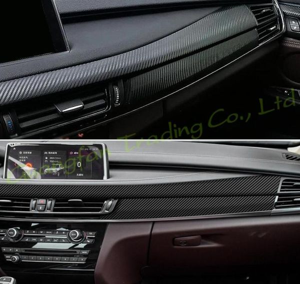 Interior Central Control Painel Porta Planejada 3D Adesivos de fibra de carbono Decalques Carstyling Cover Peças Produtos Acessórios para BMW5983658