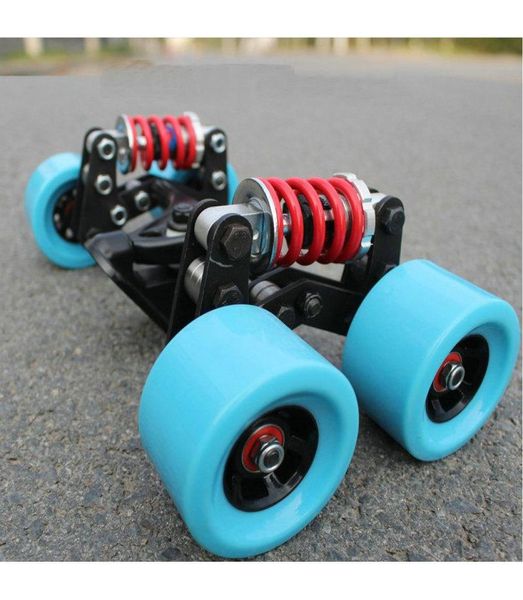 Marca de skate Suspensões de caminhão longboard com escada de absorção de primavera caminhões rover para 8 rodas Skateboard DIY Acessórios4704016