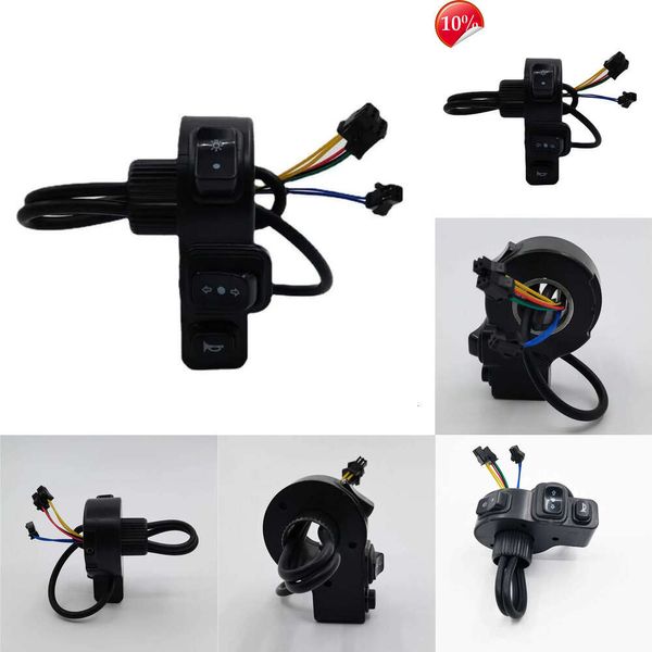 Nuovo universale per 22 mm MOTORCYCLE MUTOSHBAR Multifunzionale Switch Multifunzionale Triciclo Corna Corna Pulsante Segnale Pulsante Accessorio