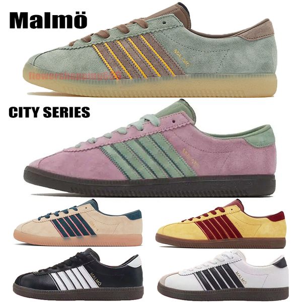 Originali di spedizione gratuiti Malmo City Series Allenatori Lago Blu Moderna Museet Land Pink Land svedese svedese Aggakaka Designer Mens da donna Sneaker casual SCARPE CLASSICA 36-45