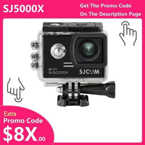 CAMERAS SJCAM SJ5000X ELITE GYRO Ação Câmera de Ação Wi -Fi 4K H.264 Mergulho 30m SJCAM Sports Sports DV SJ5000X