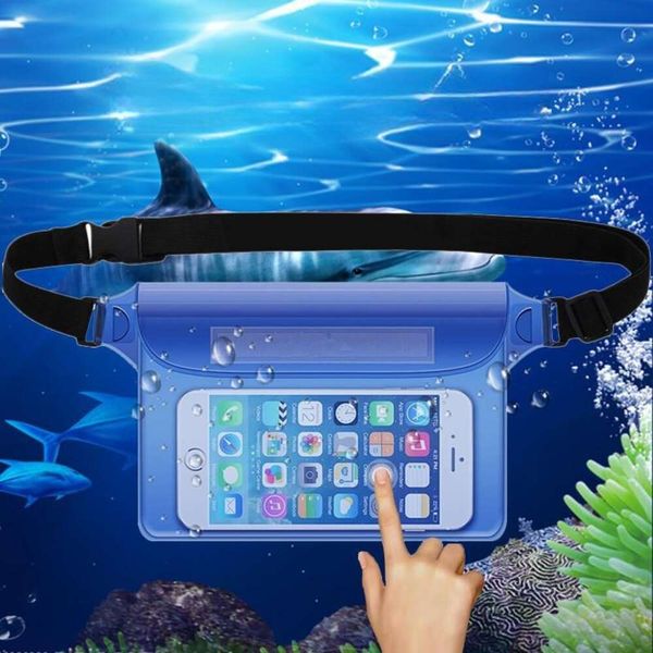 Snorkeling, natação, bolsa de celular à prova de chuva à prova d'água para homens e mulheres à deriva, bolsa de ombro universal de primavera quente DDMY3C