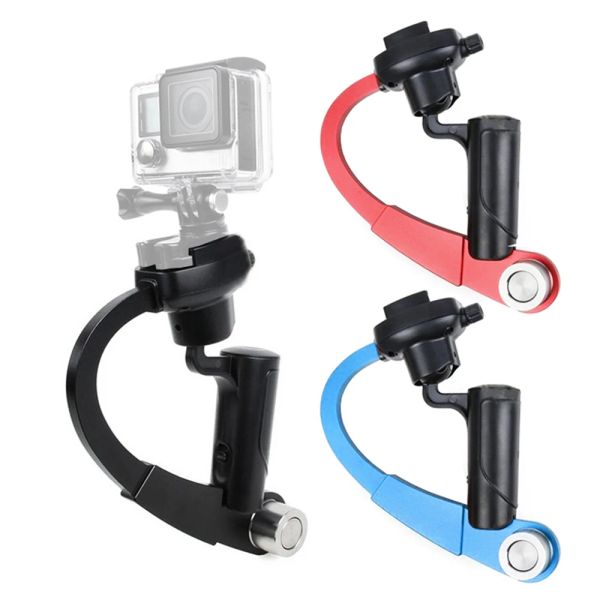 Аксессуары Mini Handheld Gimbal Video Stabilizer Metal Materal для GoPro Hero 7 6 5 4 3+ Спортивная камера для SJCAM для Xiaoyi для Eken