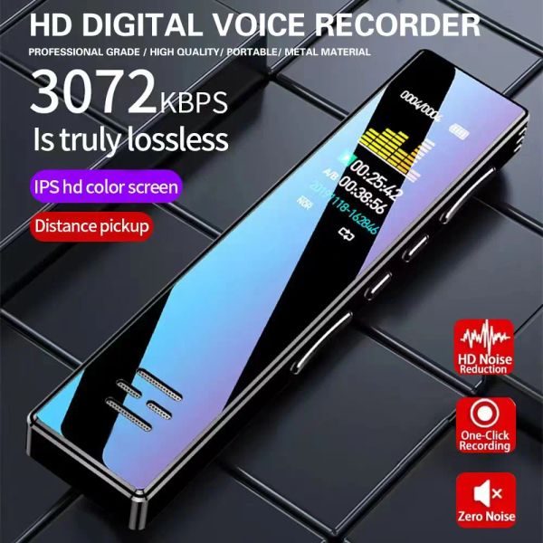 Recorder 8/16/32 GB Digital Voice Recorder Audio Recorder Intelligent Rauschreduktion Threesegment Sensitive Mikrofonrekorder