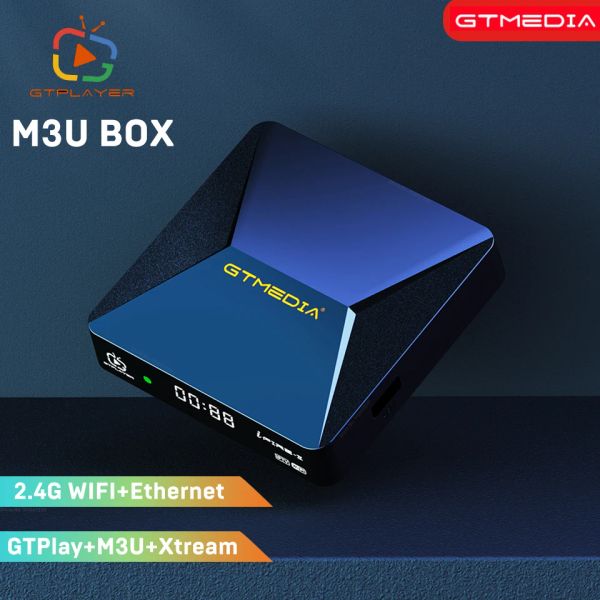 Box GtMedia iFire 2 M3U TV Box 1080p HD H.265 10 bit bulti in wifi ethernet mpeg 4 per lettore multimediale set top box stock in Spagna Europa