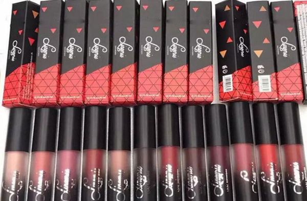 Новый макияж NY Liplie Lipsticks Жидкая матовая помада 12 Color Dhgate VIP 4268418