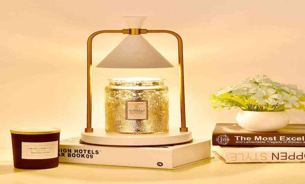 Kerzenwärmer elektrische Wachsschmelzlampe Kerze Schmelzende Wachsbrenner Aromatherapie Licht schlafende Dimm -Tischlampe für Schlafzimmer H22047896284