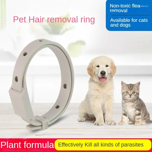 Collari per cani Silicone Anti Flea Tick Collar Pet Cats Dogs Dogs Accessori Forniture 8 mesi Antiparasitiche Protezione