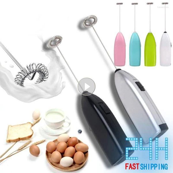 Cucchiai mini gemer al latte elettrico frullatore wireless wireless whask mixer battitore di uova di cappuccino frode utensili da cucina