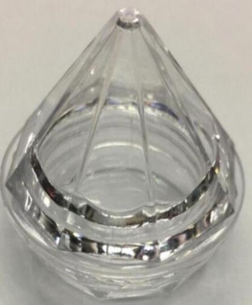 5g a forma di diamante panna scatola acrilica bottiglia per diamanti scultura per chiodo per chiodi per campeggio barattoli di crema cosmetica packaging 6348333