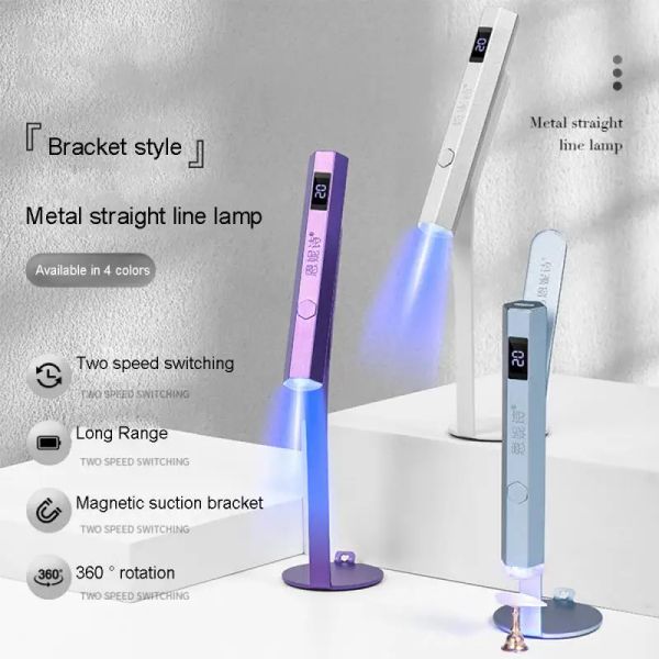 Trockner Mini UV LED -Nagellampe tragbare schnelle Nagel Trocknungslampe USB wiederaufladbare Mini -Taschenlampenstift zum Heilung aller Nagelgelnagellampe