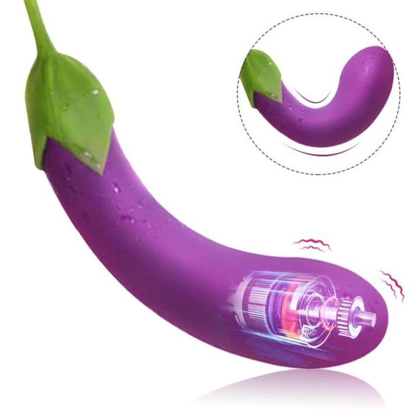 5 Stil Masaj Salatalık Patlıcan Vibratör Gspot Vajina Stimülatörü Kadın Mastürbatör Mipon Klitoral Masaj Dildo Vibratörler P6803193