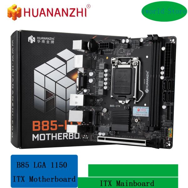 Baterias Huananzhi B85 ITX Managem Intel LGA 1150 I3 I5 i7 E3 DDR3 1600MHz 16GB M.2 SATA USB3.0 VGA DP HDMicompatible