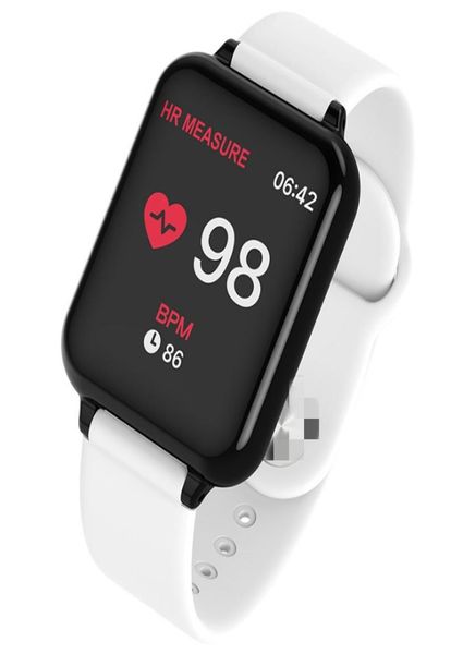 B57 Smart Watch IP67 wasserdichte SmartWatch -Herzfrequenzmonitor Laufen Cycling Fitness Tracker für iPhone Android Man Frauen8881258