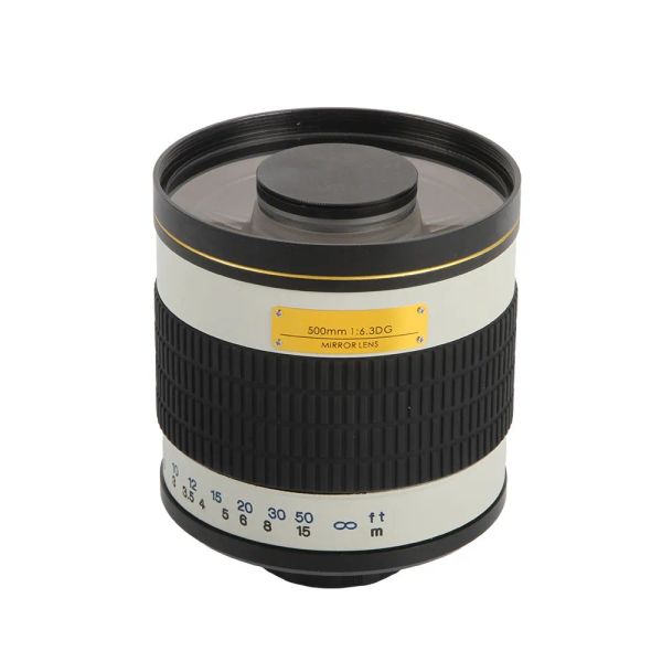 Aksesuarlar Lightdow 500mm F6.3 Telefoto Ayna Lens + T2 Canon Nikon Pentax Sony DSLR Kameralar İçin Montaj Adaptör Halkası