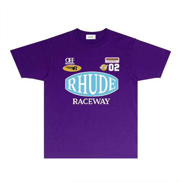 Rhude Brand Tshirt Mens Designer camise