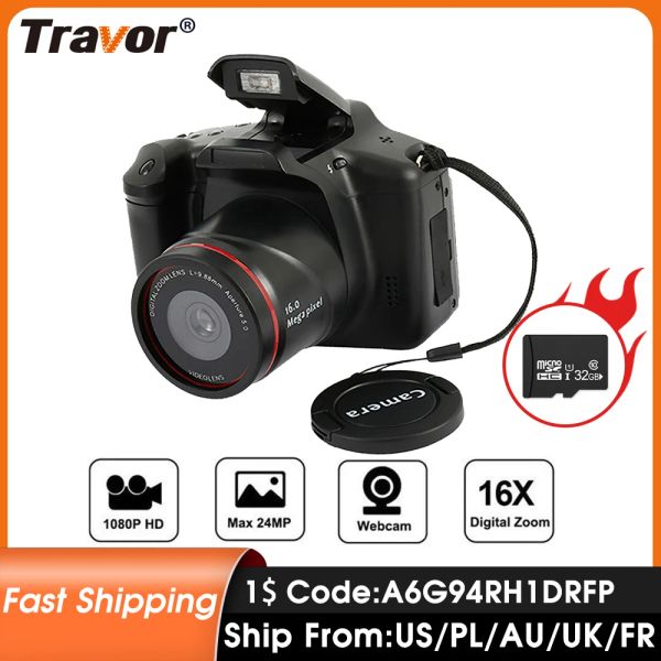 Connettori TRAVARE CAMERA PROFESSIONALI PER POTOMOGRAFICA CAMPIGLIO DIMATICHE PORTATILE PERCORTI PERCHIO 16X Digital Zoom 16MP HD Output Selfie Camera