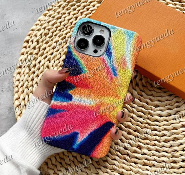 Case di telefonia di moda di moda colorate per iPhone 14 14PRO 14Plus 13 12 11 Pro Max XS XR XSMAX Shell Hard Shell Luxury Celfone 7676998