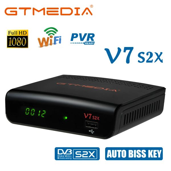 Box Gtmedia V7 Pro Satellite Presisiver CA Card IKS CCAM M3U DVBS2 DVBT2 Decoder TV Box Stock в Испании