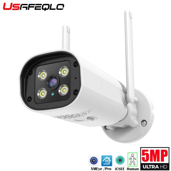 CAMERAS Wifi IP Camera Sicurezza Video Survedoor Camera WiFi CCTV Audio Wireless Audio Outdoor Camera da esterno per esterni interni Woterproof HD 3MP 5MP