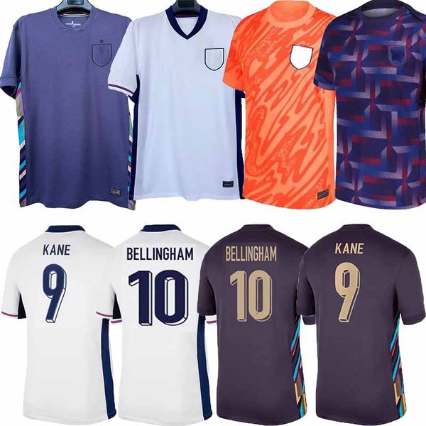 2024 Bellingham Kane Englands Euro 24 25 Männer Kid Kit xxxl 4xl Trikots Sterling Rashford Sancho Grealish Foden Torhüter Vor dem Spiel Training Fußball -Top -Shirt