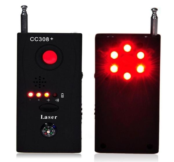 CC308 Детектор камеры Многодеректорский проводной сигнал беспроводной сигнал GSM Прослушивание устройства прослушивания полной частоты Allround Finder1708021