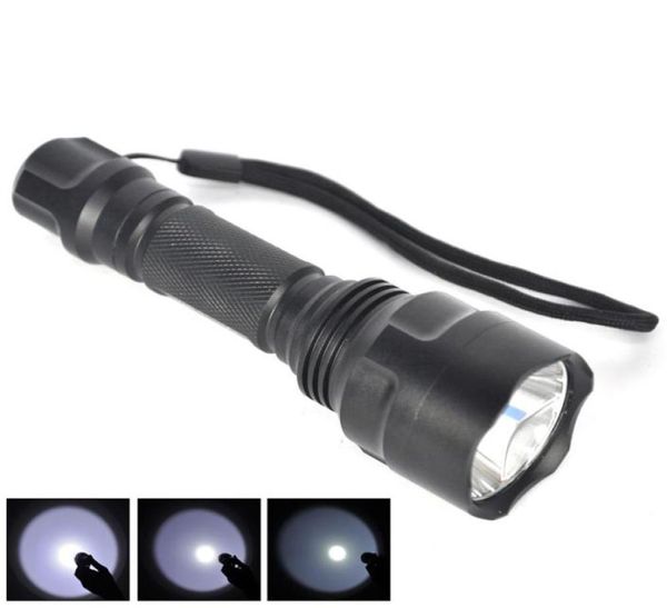 Großhandel High Power Ultrafire 2000 Lumen T6 LED -Taschenlampenlampe Lampe für 18650 Batteriefreier Versand 7964196