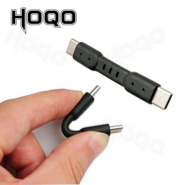 CPUS Ultrashort USBC Cable подключается к мобильному телефону к USB DAC+усилитель наушников, тип мужского к мужскому кабелю для Samsung SSD T5