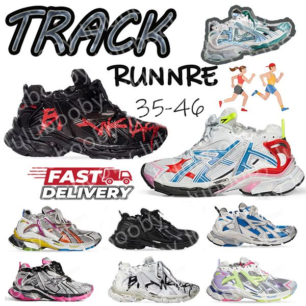 Designer Scarpe Track 7.0 Runners Casual Shoe Triple S Runner Sneaker Tracce 7 Gomma Paris Speed Platform Fashion Sports Outdoor Sports 36-45
