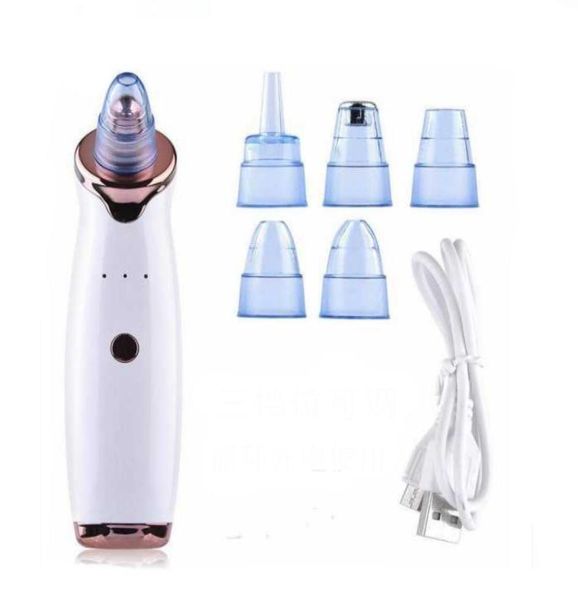 Scoro nero ridotto di aspirazione faccia di aspirazione Acne Pimple Extractor Pori per il viso Strumenti per la cura della pelle più detergente 4259038