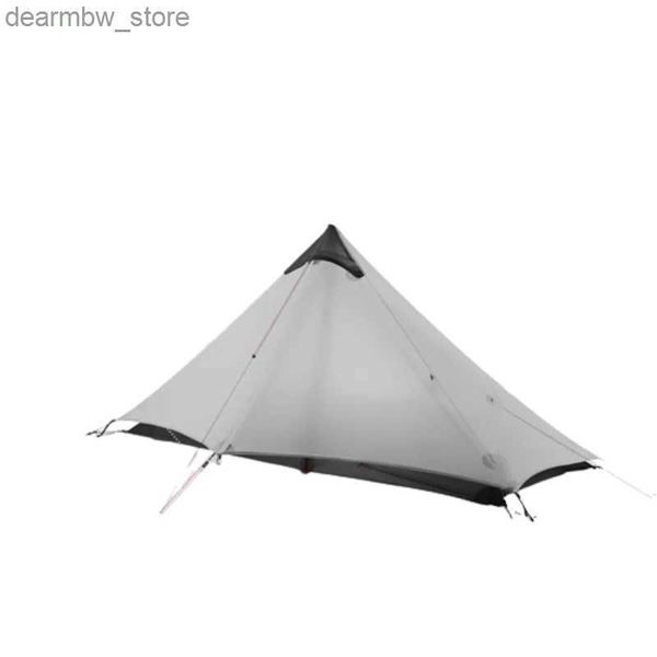 Zelte und Schutzhütten Ultra leichtes Outdoor Zelt Siliziumschicht winddicht regnerdes regenproof Wanderberge Klettern Fischerei Camping L48