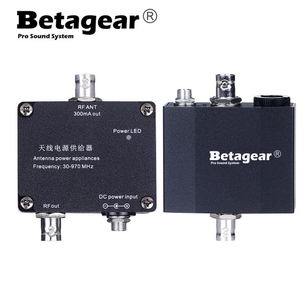 Accessoires Betagear Antenna Power Applicances 912V 30970MHz Stromversorgungs Antennen -Signal -Booster -Splitter für drahtloses Mikrofon