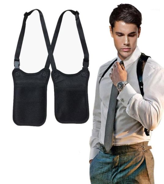 Тактическая антикратная секретная сумка с скрытой подмышечной плечевой кошельки для костюма для мужчин Men Service Costume7857809