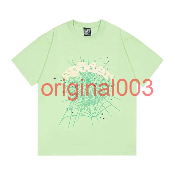 Designer Men Thirt Shirt Pink Young Thug SP5der 55555 Mans Women QUALITÀ SPAMAGGIO FASTA IMMAGINI STREET STREET TIMINA