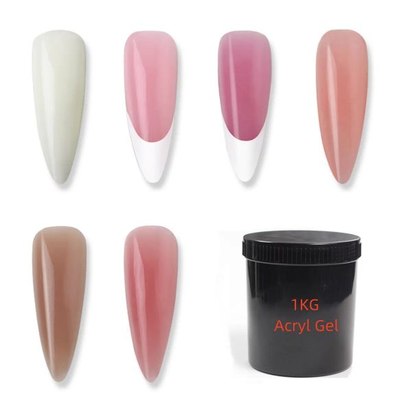 Gel MSHARE Clear Acrylgel transparent Hardgel Acryl Poly UV Builder für Nagelverlängerung 1 kg