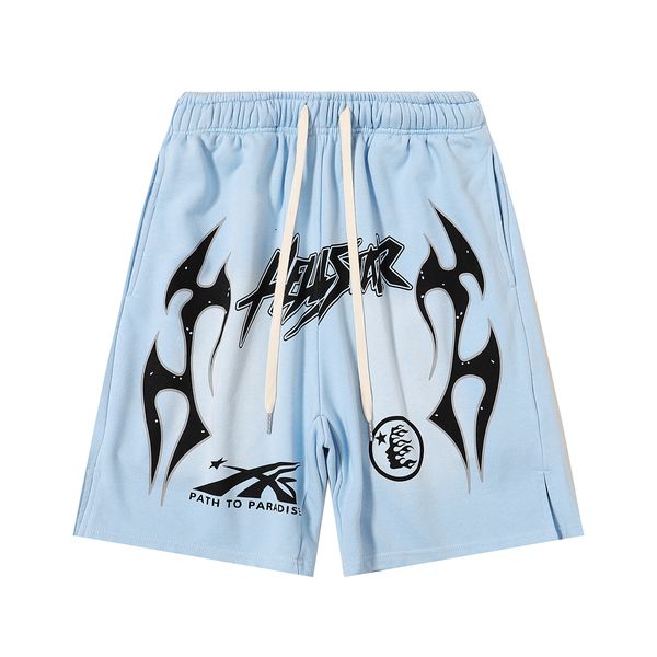P71 Hellstar Shorts Мужчины дизайнерские короткие брюки повседневные шорты пляжные баскетбол бег фитнеса модная звезда Новый стиль хип -хоп шорты