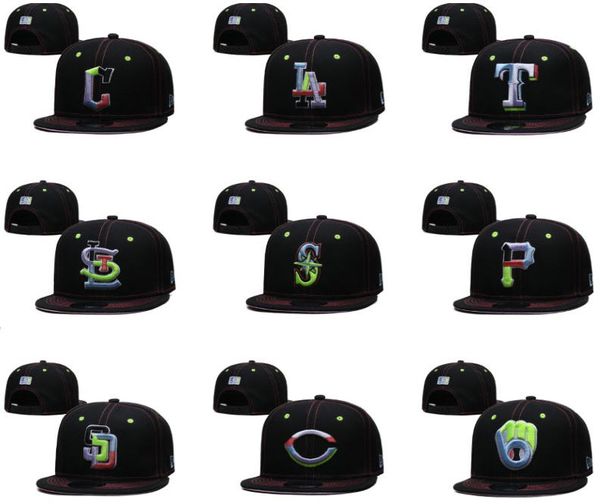 America Baseball NY Yankee Los DOGERS Braves Piratas Athletics Snapback Hats Sport 32 Equipes Basquete de futebol Snapbacks Hats Snapback Caps