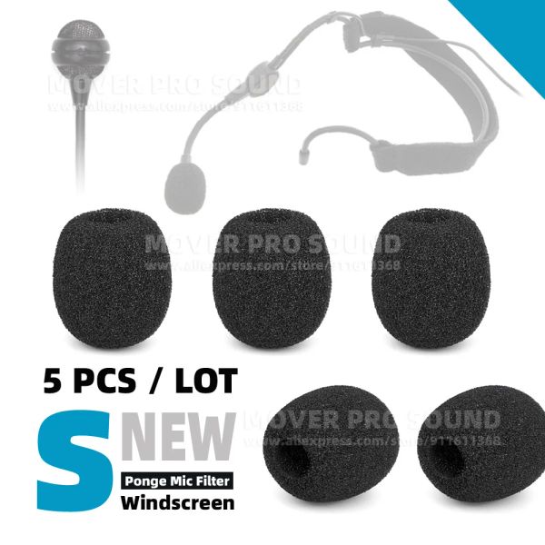 Acessórios para Sennheiser Me3 ME4 ME 3 4 II Anti -Pop Filter Tela Windshield Sponge Sponge Lavalier Coparanete de tampa de escudo do microfone Windscreen