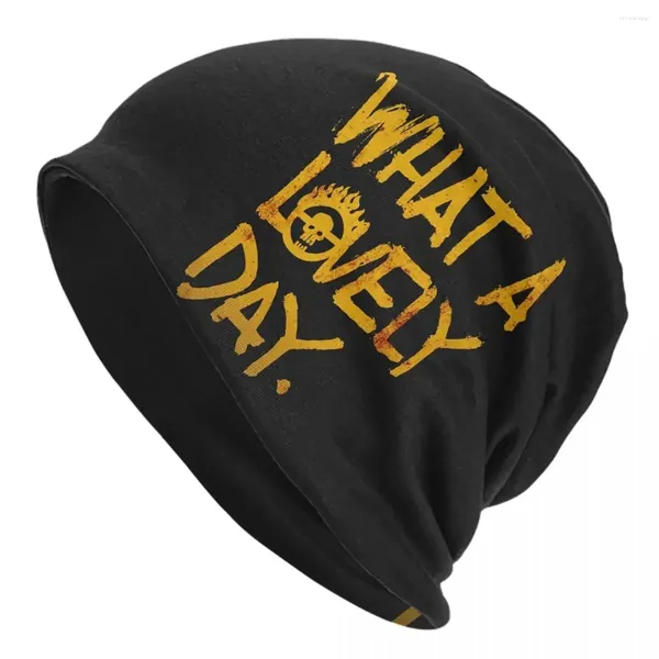 Boinas Mad Max Fury Road que dia adorável dia de malha quente Moda chapéu de gordura outono Winter Fuzis de gorros ao ar livre para homens adultos adultos