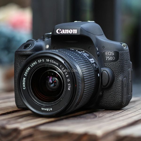 Kameras Canon EOS 750D DSLR -Kamera Canon EFS 1855 mm f/3,55.6 ist STM -Objektiv