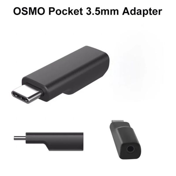 Гимбал для кармана DJI 2/ DJI Osmo Pocket 3,5 мм микрофонной адаптер поддерживает внешний 3,5 -мм микрофонный микрофон адаптер DJI Osmo Pocket Accessories