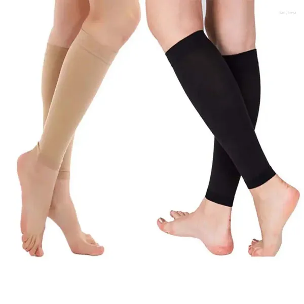 Meias esportivas 1 par de mulheres compressão de compressão Sock Men Outdoor Evite Weins Varicose Veias Dor Santa Pressão da Pressão