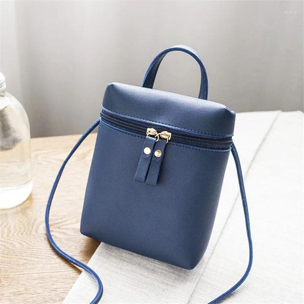 Bolsas de ombro designers PU Leather Messenger Ladies Satchel Case Women Keys Phones Coin Cross Body Zipper Bucket